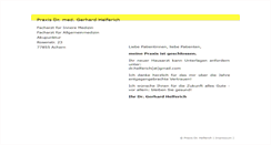 Desktop Screenshot of dr-helferich.de